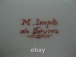 18th Pair of plates MUSEUM Porcelain Manufactory Impérial de Sèvres signed