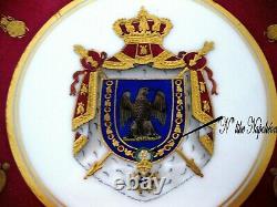 18th Pair of plates MUSEUM Porcelain Manufactory Impérial de Sèvres signed