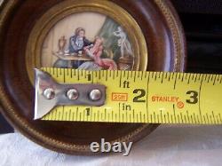 18th courting couple & TEA ROOM FULL FIGURES SIGNED