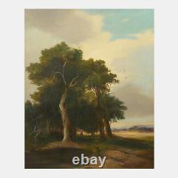 19th Century Pair of Antique English Landscape Paintings c. 1843 by G. A. Turner