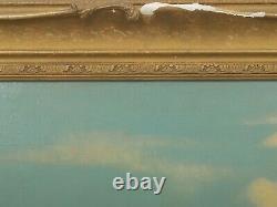 19th Century Pair of Antique English Landscape Paintings c. 1843 by G. A. Turner