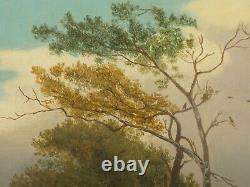 19th Century Pair of Antique English Landscape Paintings c. 1843 by G. A. Turner