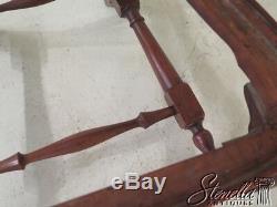 30098EC Pair WALLACE NUTTING Block Signed Walnut Chairs