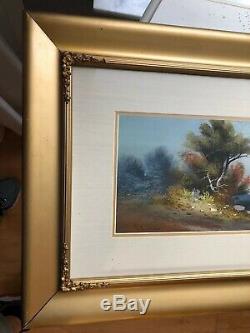 A+ Pair! Antique Hudson Valley Paintings Henry Chandler 1854 1928 Orig Frames