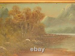 A Pair Of Antique Oil Paintings On Board, Signed By W. Collins 1907