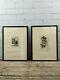 A Pair Of Antique Artist Signed Etchings By E. J Maybury