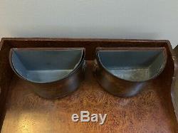 A Pair of signed French Tole Cachepots/Planters With Thier Original Liners