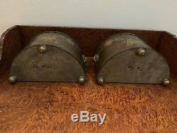 A Pair of signed French Tole Cachepots/Planters With Thier Original Liners