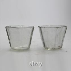 A good pair antique Chinese solid silver novelty Wang Hing Salts & liners C. 1900