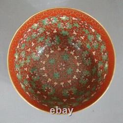 Antique Chinese Pair Of Bowls 19th, Polychrome Onglaze