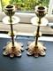 Antique French L Oudry Pres Editeurs Candlestick Pair Neo Classical 1880 Signed
