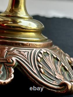 Antique French L Oudry Pres Editeurs Candlestick Pair Neo Classical 1880 Signed