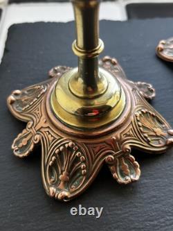 Antique French L Oudry Pres Editeurs Candlestick Pair Neo Classical 1880 Signed