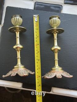 Antique French L Oudry Pres Editeurs Candlestick Pair Neo Classical 1880 Signed