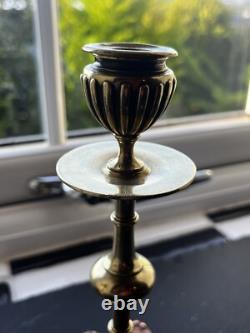 Antique French L Oudry Pres Editeurs Candlestick Pair Neo Classical 1880 Signed