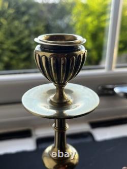 Antique French L Oudry Pres Editeurs Candlestick Pair Neo Classical 1880 Signed