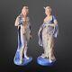 Antique French Porcelain Signed By Paul Duboy Pair Figures 20h
