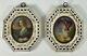 Antique French Miniature Paintings Pair Signed And Beautiful