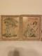 Antique Maude Eggemeyer Signed Victorian Courting Prints Framed Art Set