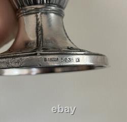 Antique PAIR Art Nouveau Christofle Silver Plated Vase France SIGNED Gallia WOW