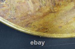 Antique PAIR Metal plates oil paintings by ALbert de Gesne hunting signed