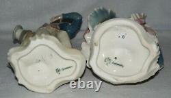 Antique Pair Karl Ens Dancing Lady & Man Porcelain Figures, Signed