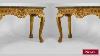 Antique Pair Of English Georgian Style 19 20th Cent Gilt