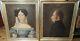Antique Pair Of O/c Portraits Signed By Artist