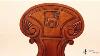 Antique Pair Of Victorian Mahogany Hall Chairs 19th Century