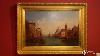 Antique Pair Oil Paintings Venice Alfred Pollentine