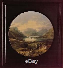 Antique Pair Scottish Landscape Oil Paintings Listed Artist John Bell 1811-1895