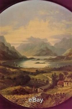 Antique Pair Scottish Landscape Oil Paintings Listed Artist John Bell 1811-1895