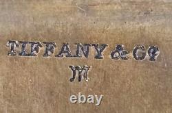 Antique Pair of 1930's Signed TIFFANY & CO. NY Brass Art Deco Trinket Dish Trays