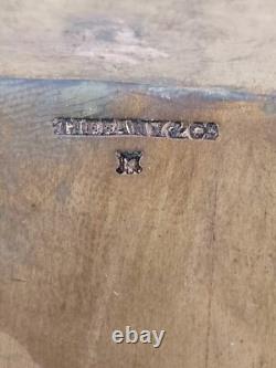 Antique Pair of 1930's Signed TIFFANY & CO. NY Brass Art Deco Trinket Dish Trays