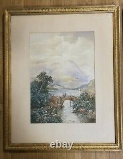 Antique Pair of Arthur McArthur (1890-1920) Signed Watercolor Paintings. NICE