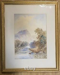 Antique Pair of Arthur McArthur (1890-1920) Signed Watercolor Paintings. NICE