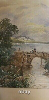 Antique Pair of Arthur McArthur (1890-1920) Signed Watercolor Paintings. NICE