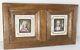 Antique Pair Of Framed Miniature Portrait Paintings Signed Plimer, French