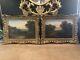 Antique Pair Of Gilt Framed Edwin Buttery Landscapes Oil On Canvas British