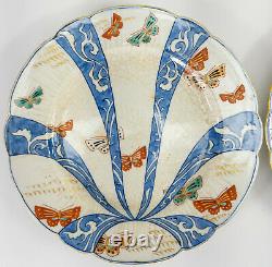 Antique Pair of Japanese Signed Porcelain Plates Gift Imari Nabeshima Style