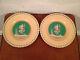 Antique Pair Of Mintons Porcelain Cabinet Plates Signed With Woman Maiden Dec