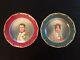 Antique Pair Of Pirkenhammer Signed Cabinet Plates Napoleon And Josephine