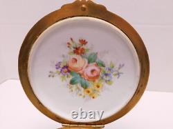 Antique Sevres Porcelain Hand Painted Couple SIgned Dresser Casket Box Gold