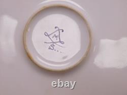 Antique Sevres Porcelain Hand Painted Couple SIgned Dresser Casket Box Gold