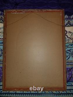 Antique Signe Palmblad Painting Board Impressionism Skane Sweden Couple Costumes