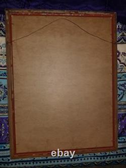 Antique Signe Palmblad Painting Board Impressionism Skane Sweden Couple Costumes