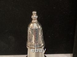 Antique Signed Pair Cartier Sterling Silver Peppershakers Must See No Reserve