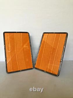 Antique Silver Pair of a Pictures Frames Signed L. Janesich, Austro-Hungarian