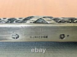 Antique Silver Pair of a Pictures Frames Signed L. Janesich, Austro-Hungarian