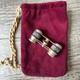 Antique Stunning Pair Of Opera Glasses Needlepoint Sign France